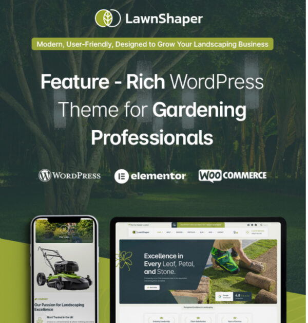 Lawnshaper-Gardening & Landscaping WordPress Theme 1.2.1 - Image 1