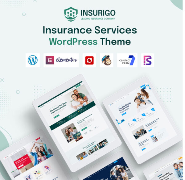 Insurigo-Insurance WordPress Theme 1.0.6 - Image 1