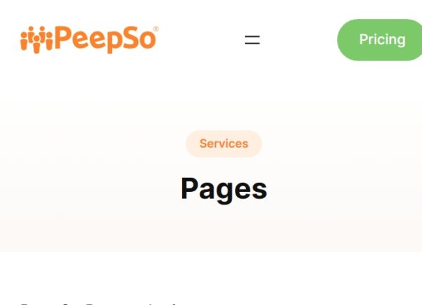 PeepSo Pages