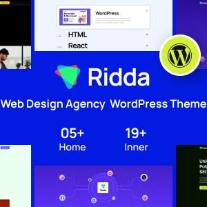 Ridda-Web Design Agency WordPress Theme