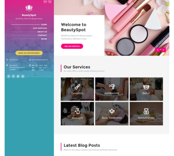BeautySpot WordPress Theme