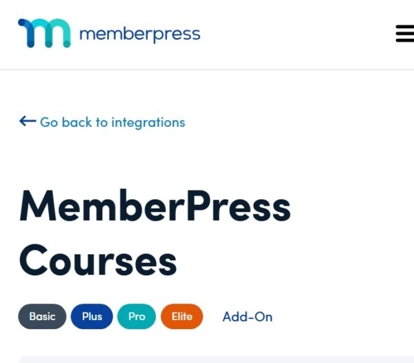MemberPress Courses