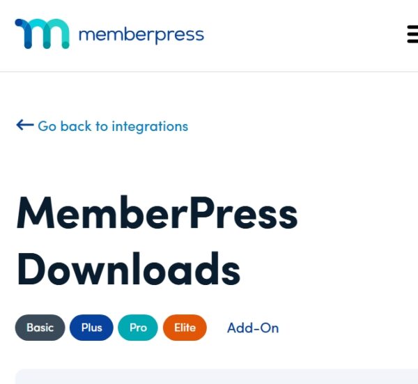 MemberPress Downloads 1.2.19 - Image 1