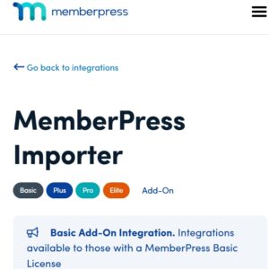 MemberPress Importer