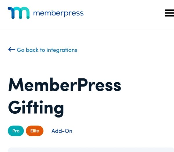 Memberpress Gifting