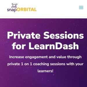 SnapOrbital LearnDash Private Sessions