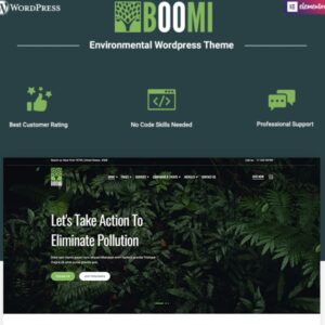 Boomi-Environment & Ecology WordPress Theme