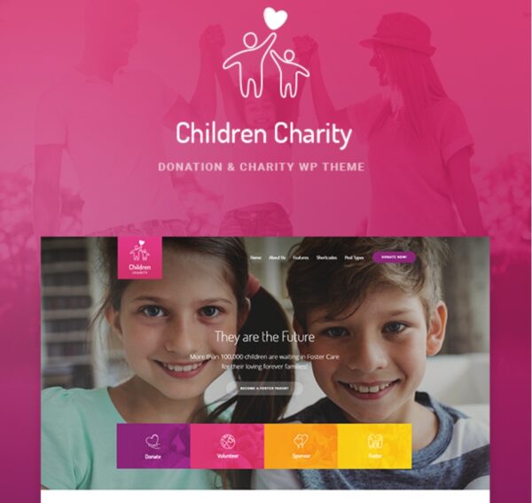 Children Charity-Nonprofit & NGO WordPress Theme