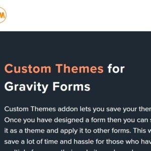 Custom Themes For Gravity Forms