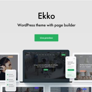Ekko-Multi-Purpose WordPress Theme with Page Builder
