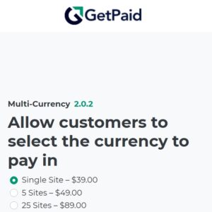 GetPaid Multi-Currency