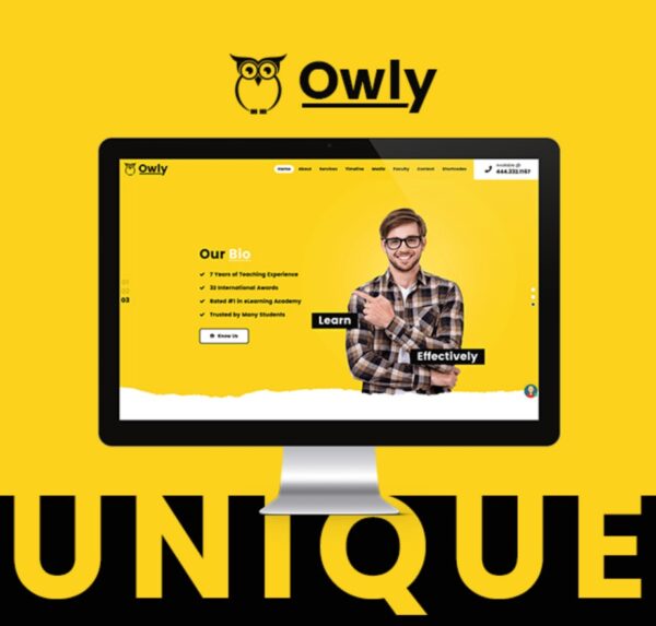 Owly-Tutoring & eLearning WP Theme