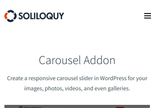 Soliloquy Carousel Addon