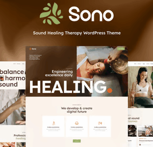 Sono-Sound Healing Therapy WordPress Theme