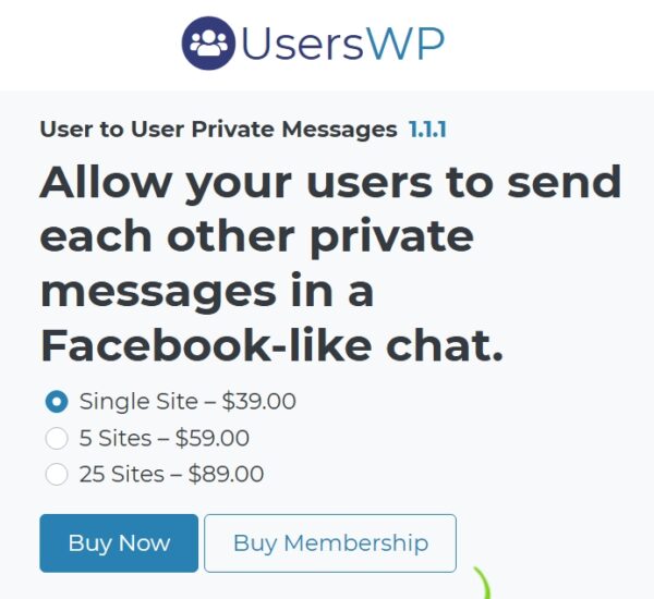 UsersWP Private Messaging