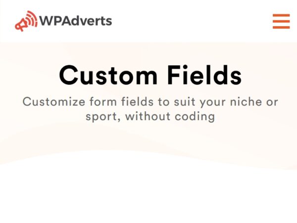 WP Adverts Custom Fields