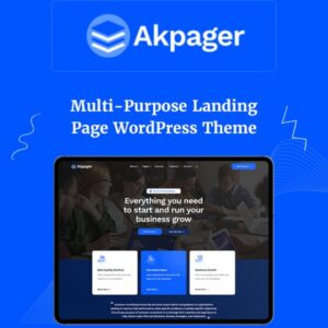 Akpager-Landing Page Elementor WordPress Theme