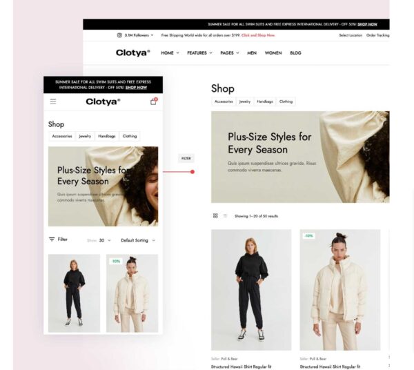 Clotya-Fashion Store eCommerce Theme