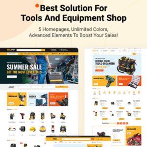 Equipo-Parts And Tools WordPress WooCommerce Theme