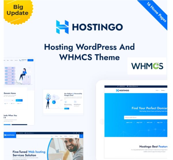Hostingo-Hosting WordPress & WHMCS Theme