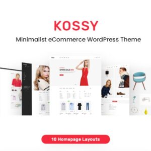 Kossy-Minimalist eCommerce WordPress Theme