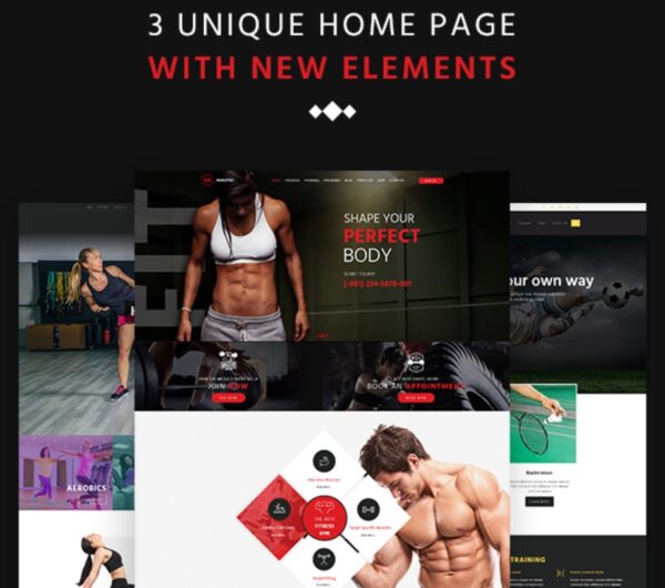 Maruthi-Fitness Gym WordPress Theme