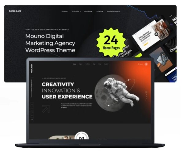 Mouno-Creative Digital Agency WordPress Theme