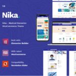 Nika-Medical Elementor WooCommerce Theme