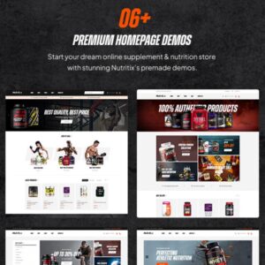 Nutritix-Supplement & Nutrition WooCommerce Theme