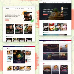 Pivoo-Food & Recipe Blog WordPress Theme