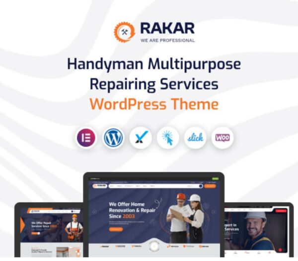 Rakar-Multipurpose Services WordPress Theme