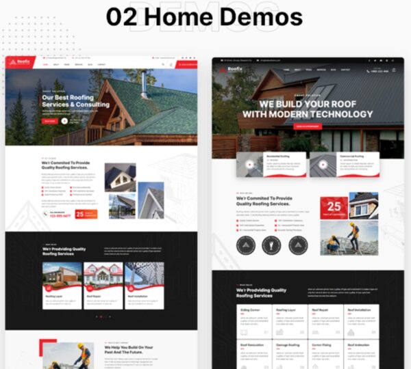 Roofix-Roofing Services WordPress Theme