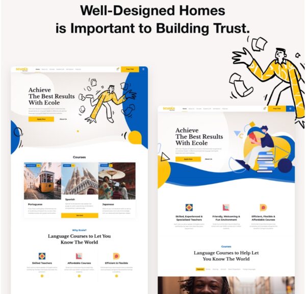 Scuola-Language School WordPress Theme