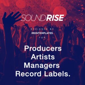 SoundRise-Artists, Producers and Record Labels WordPress Theme