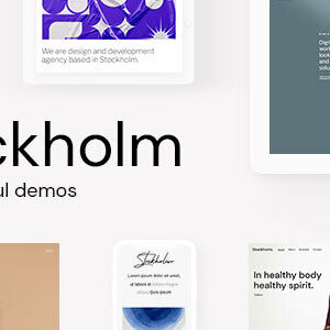 Stockholm-Elementor WordPress Theme for Creative Business & WooCommerce
